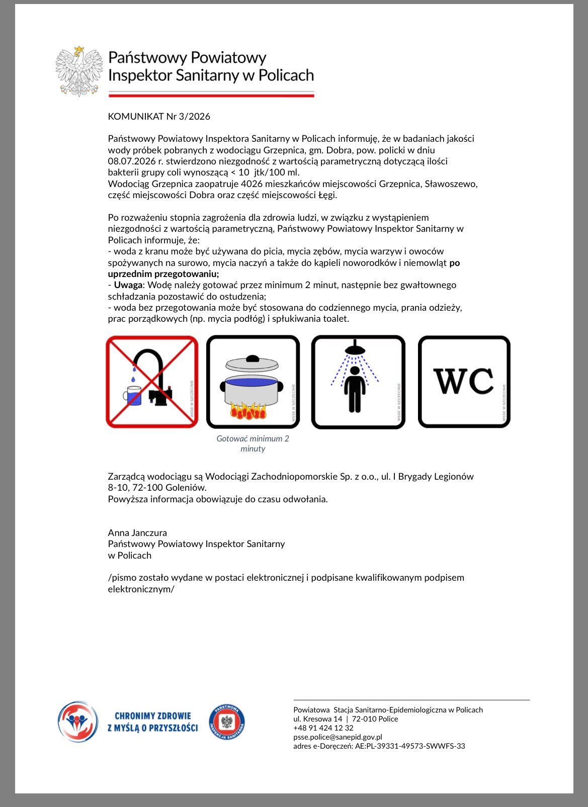 Ważny komunikat