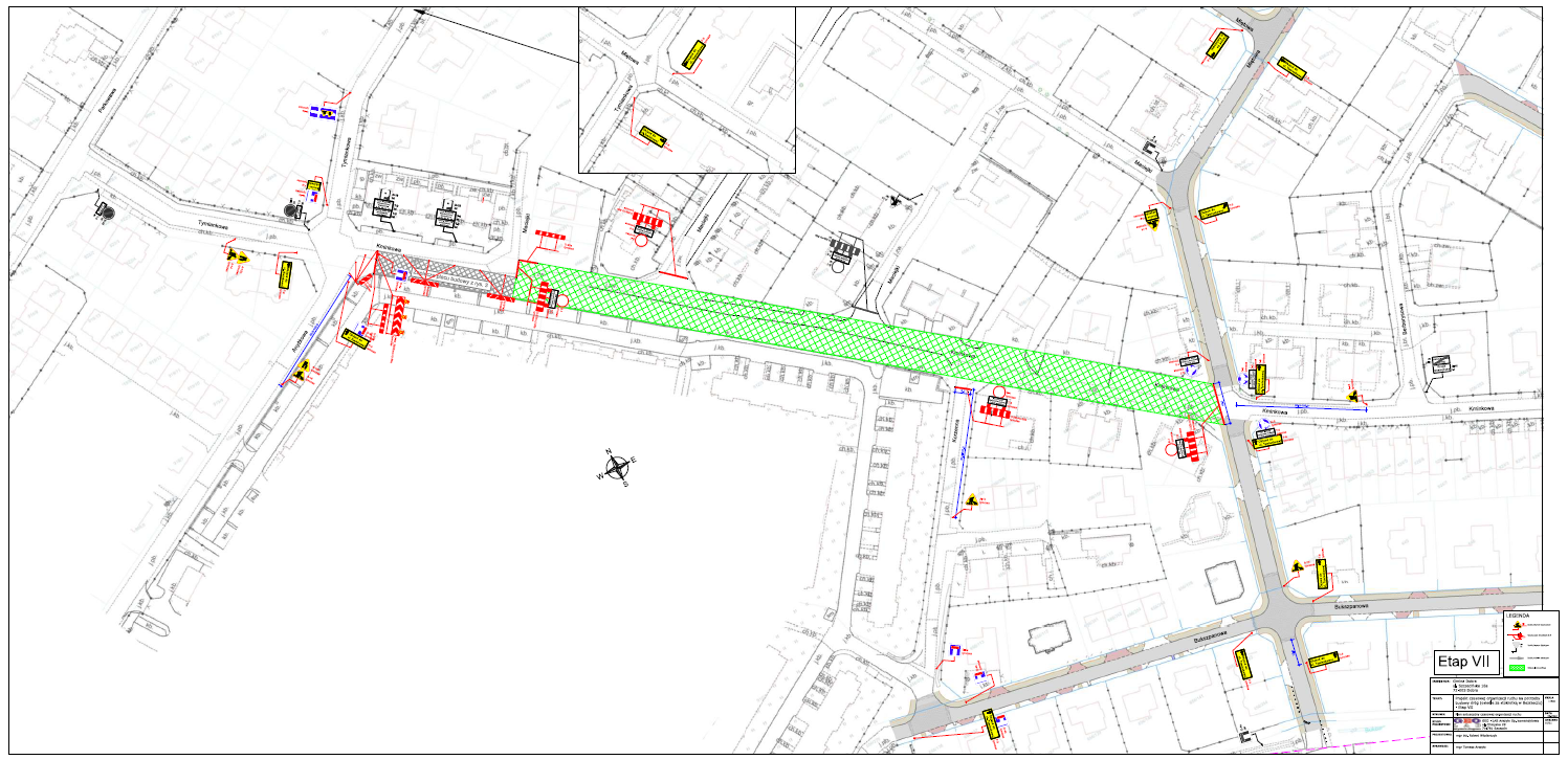 Zatwierdzona czasowo organizacja ruchu etap 7
