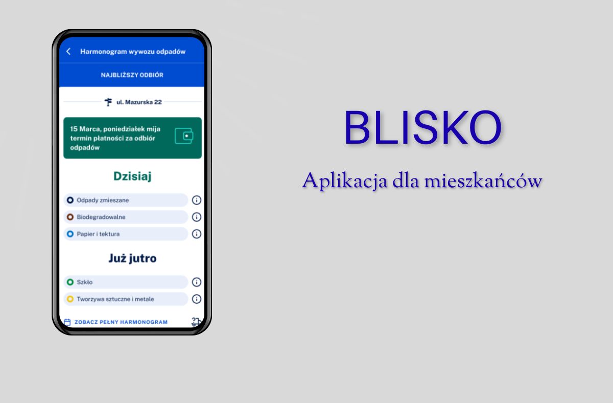Bądź na bieżąco z Gminą Dobra – pobierz aplikację BLISKO!