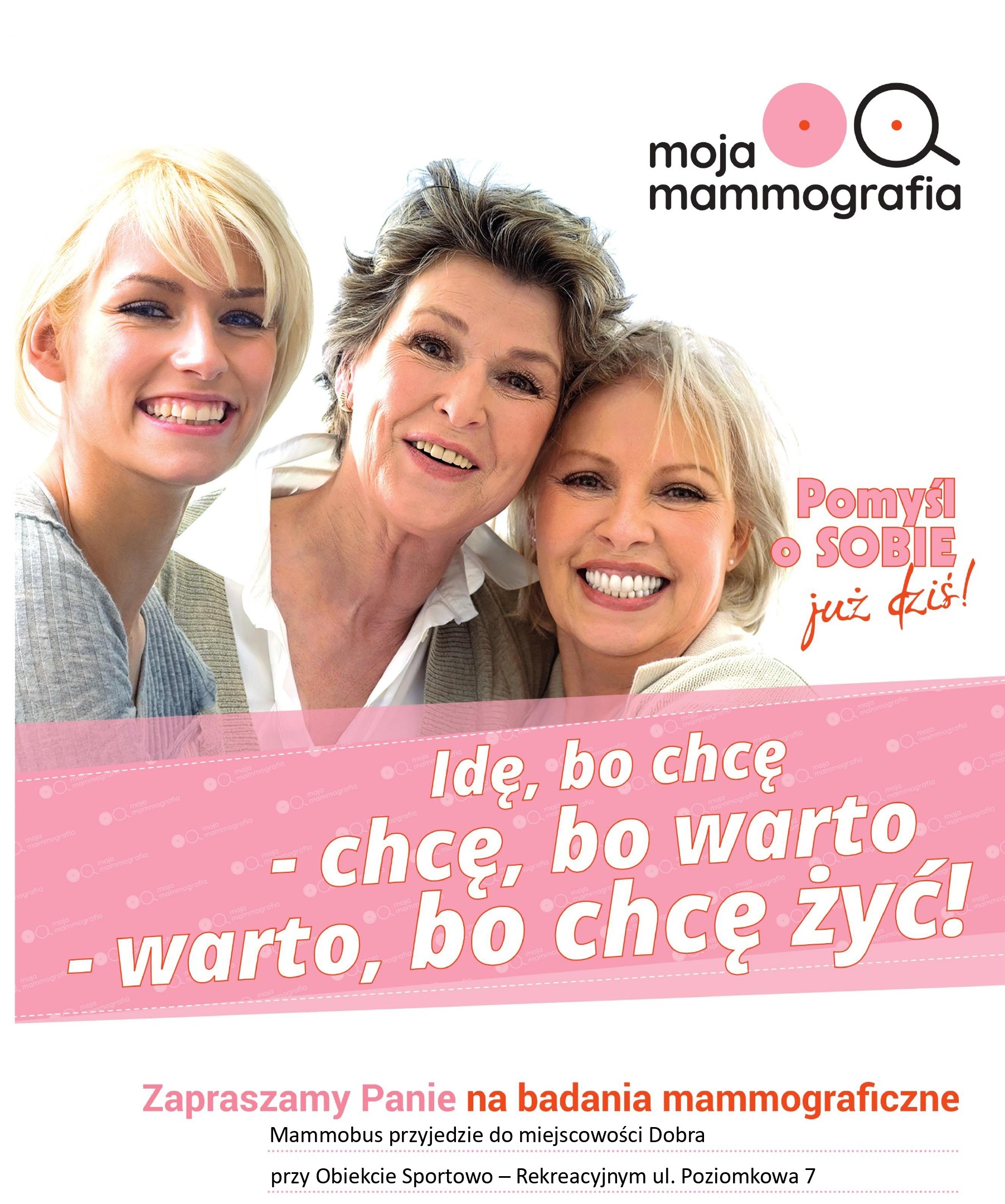 Bezpłatne badanie mammograficzne w Dobrej