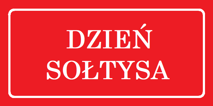 tabliczka z napisem Dzień Sołtysa