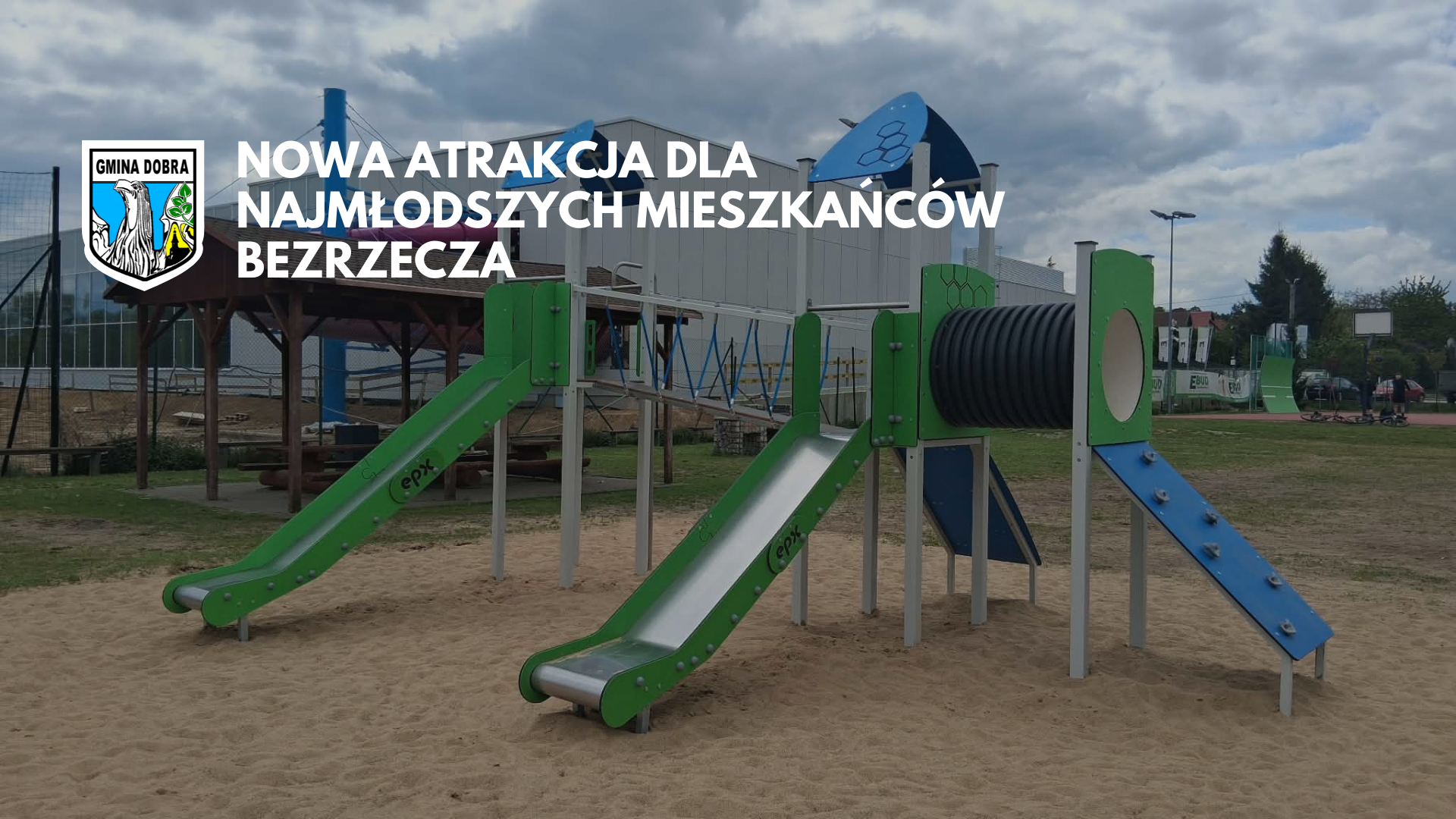 Nowa atrakcja na placu zabaw w Bezrzeczu