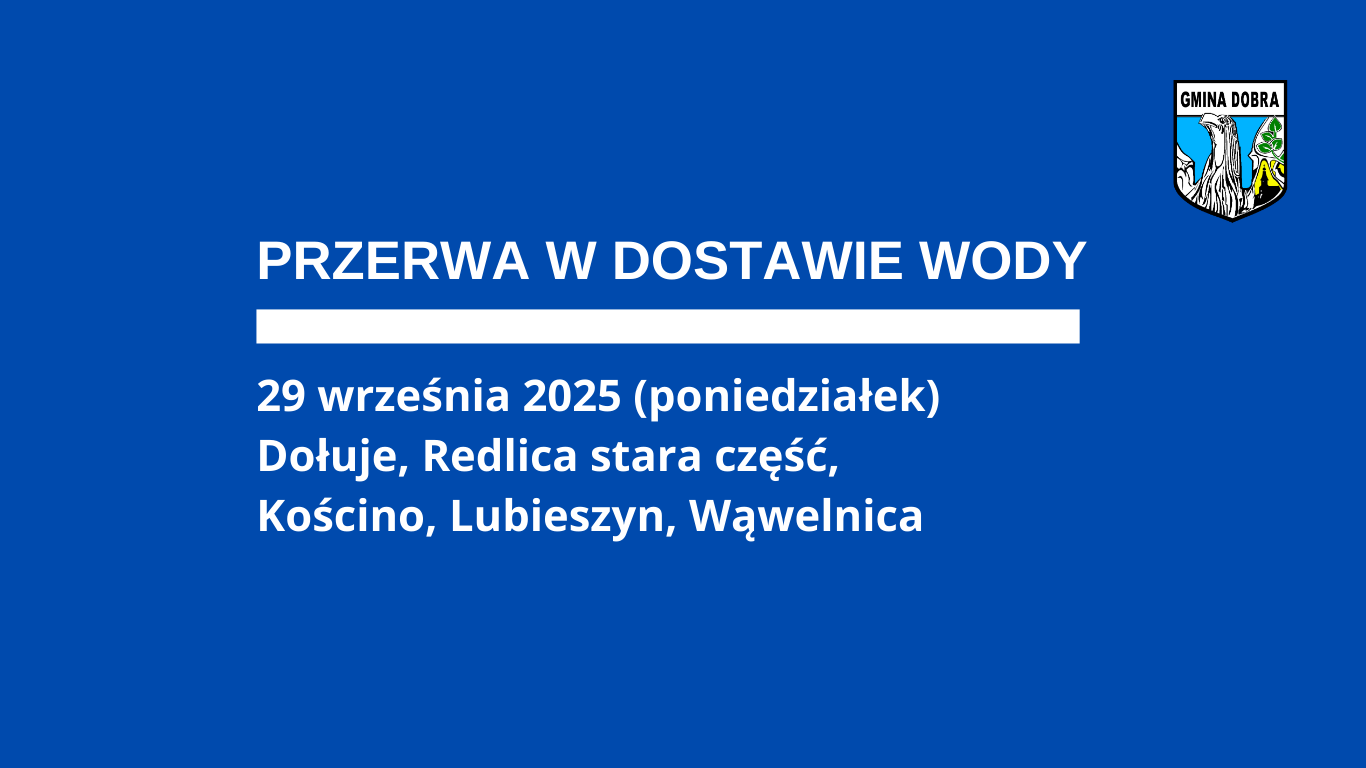 Przerwa w dostawie wody