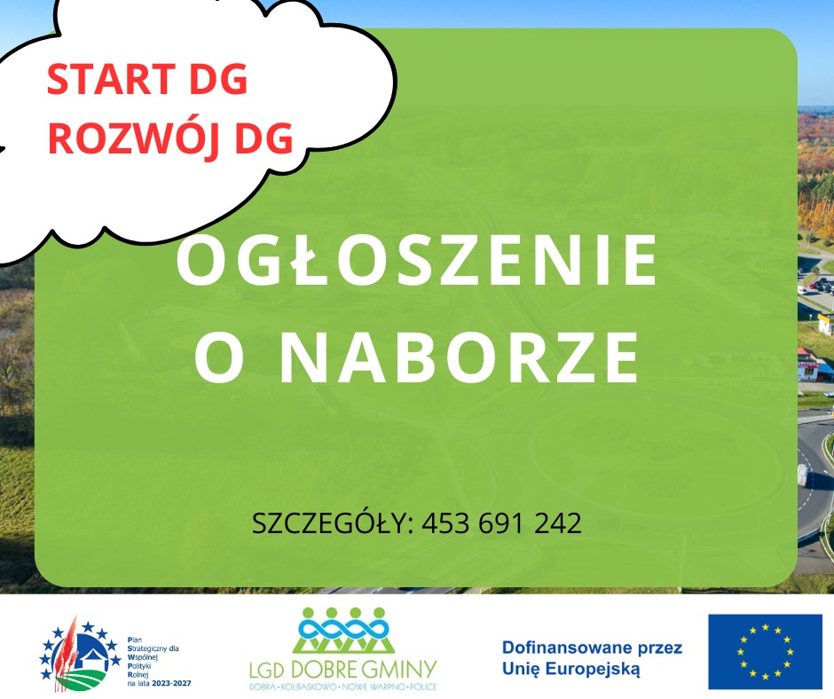 Ruszają nowe nabory LGD Dobre Gminy!