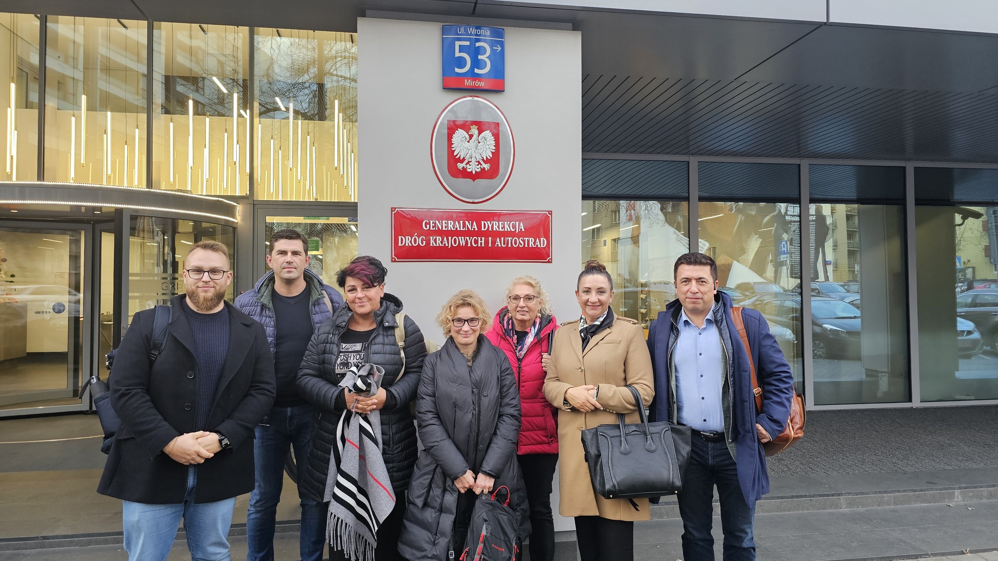 Spotkanie w sprawie MOP Sławoszewo oraz inwestycji drogowych w Gminie Dobra w Generalnej Dyrekcji Dróg Krajowych i Autostrad w Warszawie