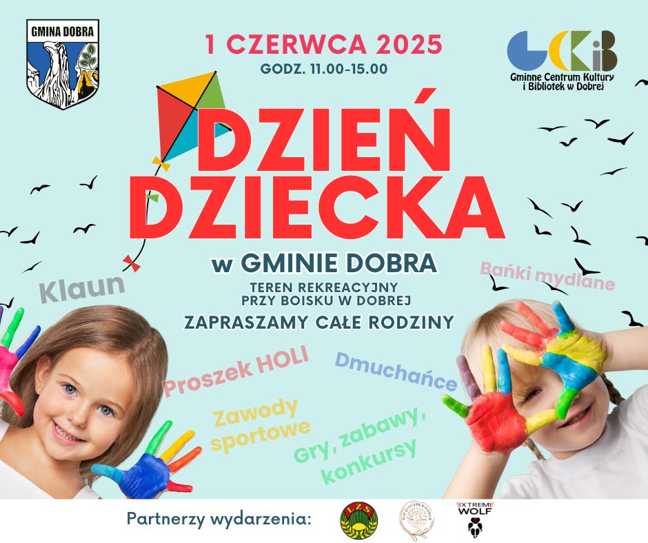 plakat imprezy dzień dziecka