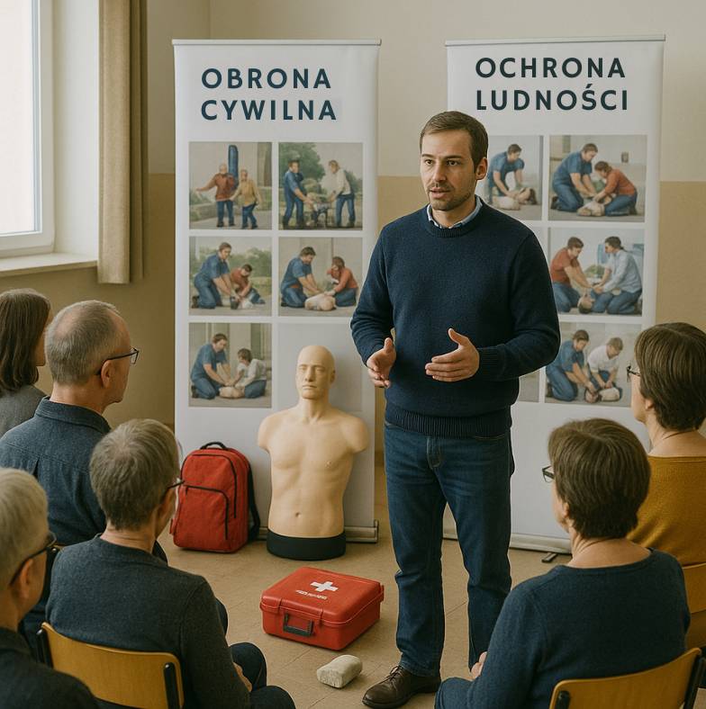 Szkolenie otwarte dla mieszkańców Gminy Dobra „Ochrona ludności i obrona cywilna”