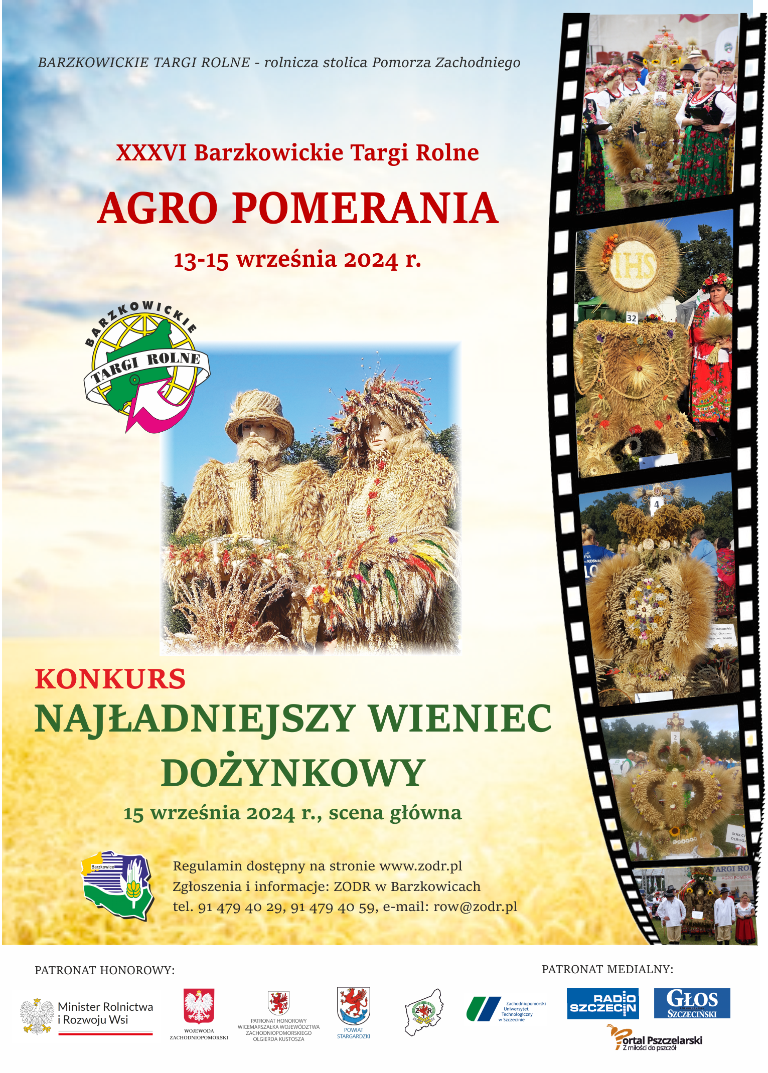 Plakat wydarzenia, które odbędzie się w dniach 13-15 września w Barzkowicach