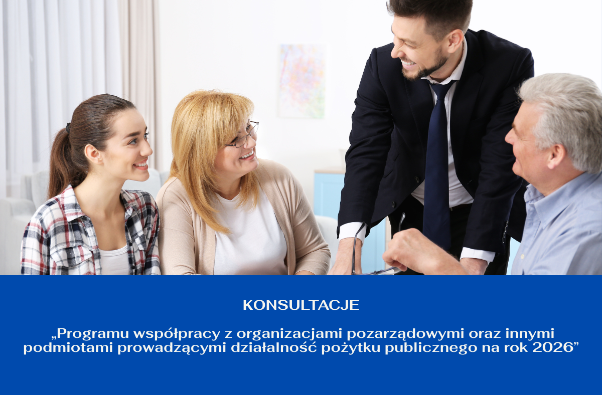 Zapraszamy przedstawicieli organizacji pozarządowych do udziału w spotkaniu konsultacyjnym, które odbędzie się 16 października 2025 r. (czwartek).