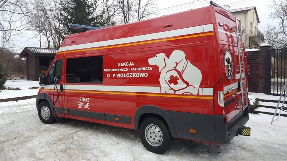 Strażacy z OSP Wołczkowo z nowym wozem do działań poszukiwawczo-ratowniczych