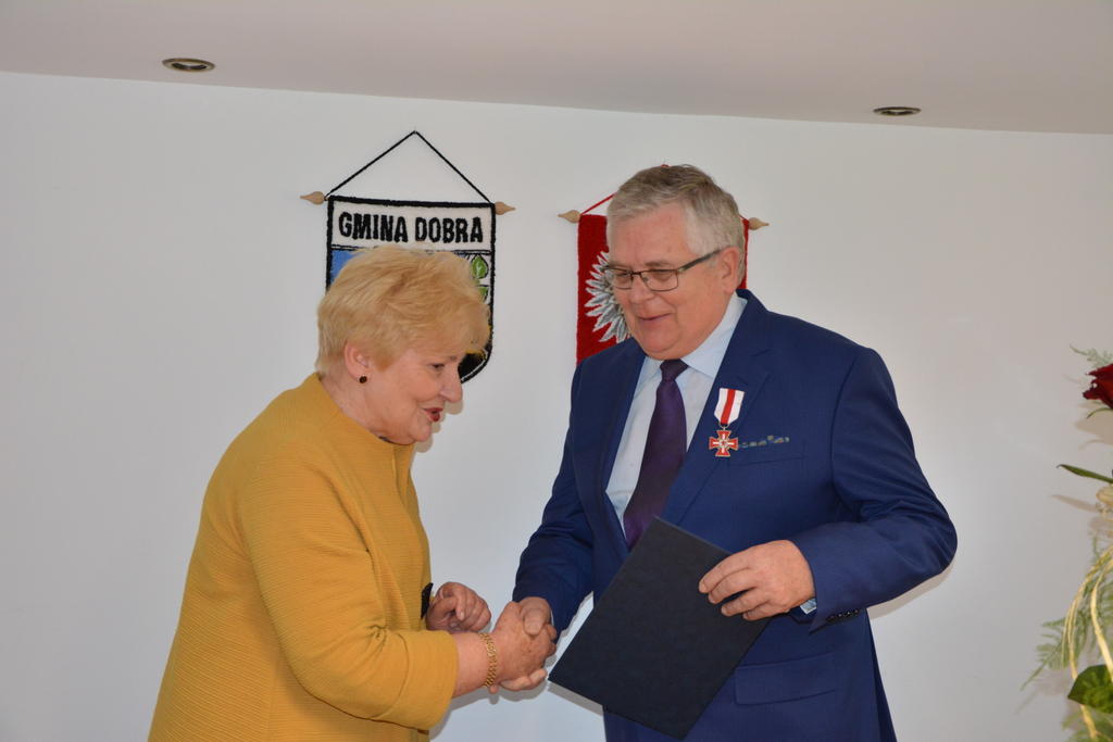 Pan Leszek Borowski odznaczony srebrną Odznaką Honorową Gryfa Zachodniopomorskiego