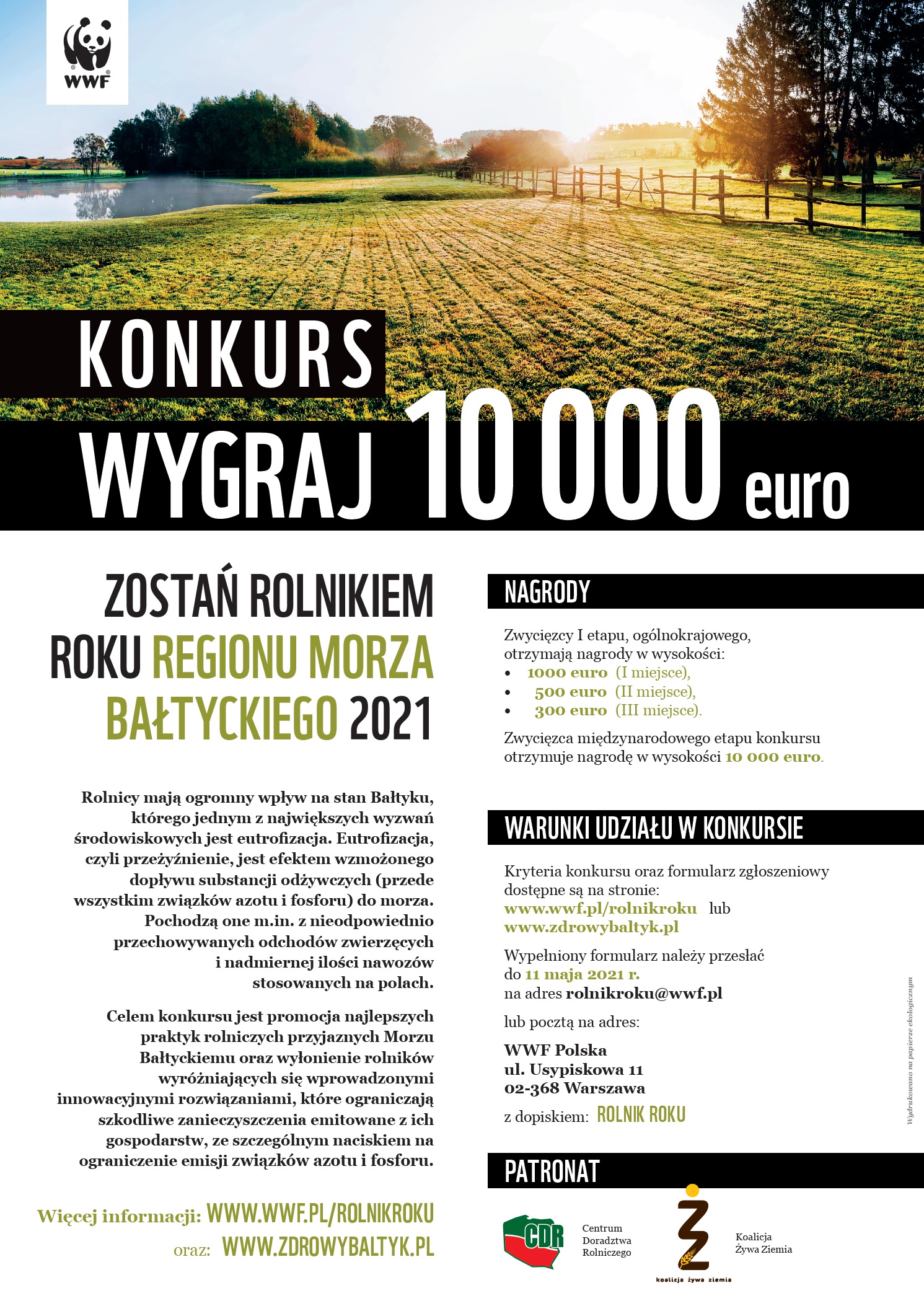 Konkurs na Rolnika Roku Regionu Morza Bałtyckiego